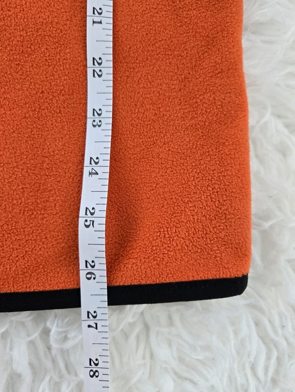 The North Face TKA Glacier Snap-Neck Pullover. Burnt Ochre/TNF Black. Size Small